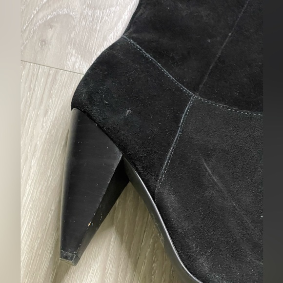 BCBGeneration Black Leather Over The Knee Boots - Picture 8 of 11